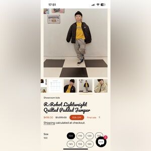 R: robot kids Jacket